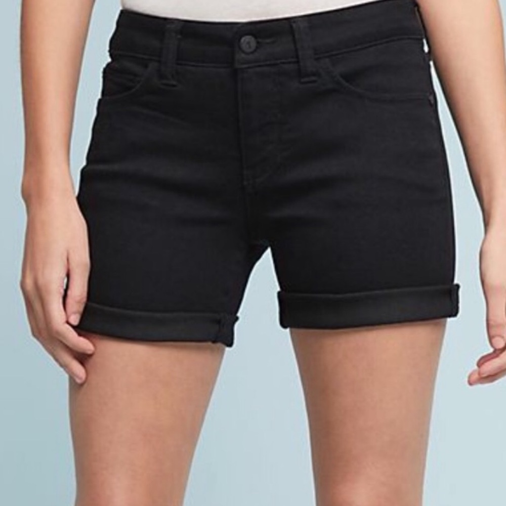 Pilcro and the letterpress stet black shorts size 28